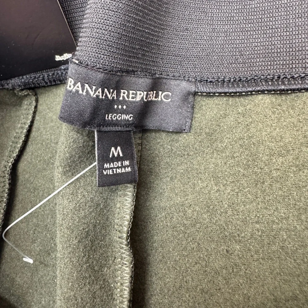 Banana Republic Legging Womens Medium Green Dark Academia Preppy Professional